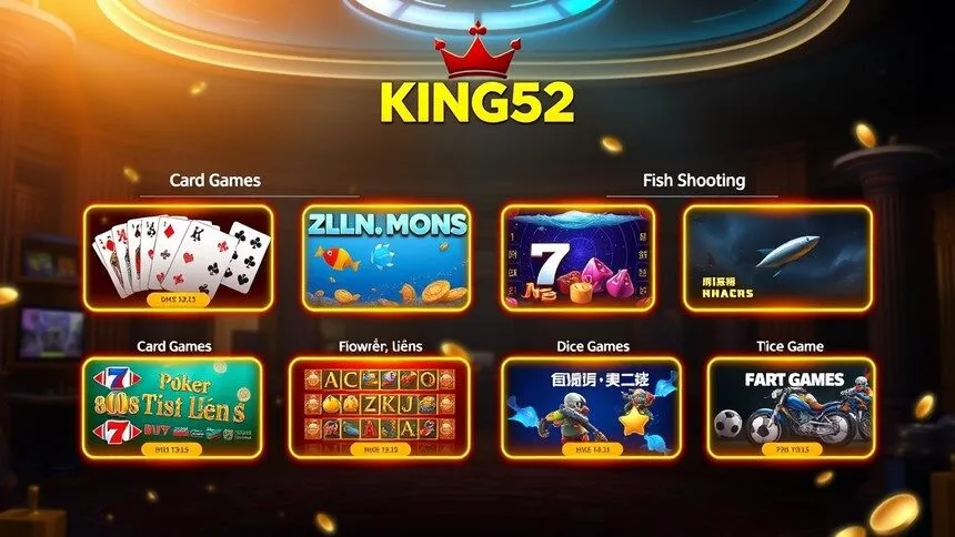 Những sảnh game tại King52 Những sảnh game tại King52
